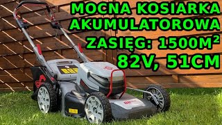 Mocna Kosiarka Akumulatorowa Cramer 82LM51S 82V Test kosiarki jej wady i zalety 53 [upl. by Karilla269]