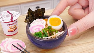 Perfect Miniature RAMEN Recipe  Spicy Chicken Noodles amp ASMR Mini Food by Miniature Cooking [upl. by Russ773]