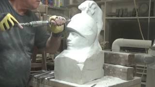 Sculpting  Direct Marble Carving 11 Day Nine [upl. by Nerta]