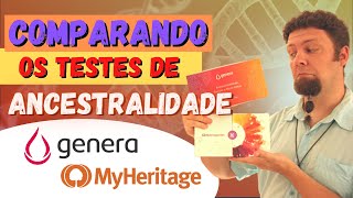 Teste de ancestralidade  Genera x MyHeritage [upl. by Schreibman123]