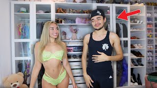 MY LITTLE BROTHER LUIS RATES MY LINGERIE OUTFITS FROM SAVAGE X FENTY [upl. by Hauger450]