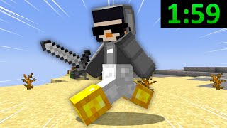 I tried a Minecraft Speedrun [upl. by Ardnik325]