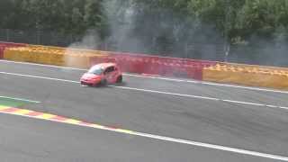 600Km the Spa Francorchamps crash and action [upl. by Waine]