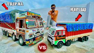 RC TATA LPT 1210 Vs TATA Biggest 4825 Truck  Chatpat toy TV [upl. by Nomolas3]