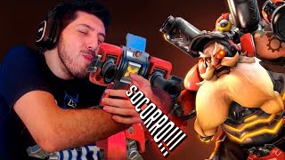 Reagindo a ENEMY TORBJORN e DVasting Damage  Overwatch Brasil [upl. by Norvol]