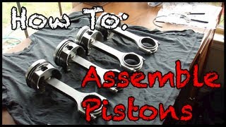 How to Assemble Pistons with Rods [upl. by Jemimah]