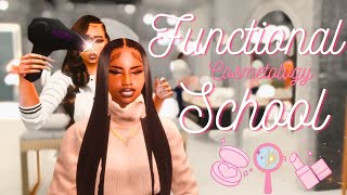 NEW Realistic Cosmetology Mod Functional School and Custom Interactions Sims 4 Mods [upl. by Kiel]