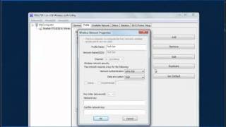 Procedure on how to use Realtek Utility on WL0179 WirelessN [upl. by Nanette]