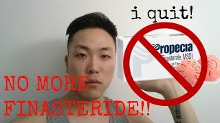 I STOPPED Taking FinasteridePropecia  Finasteride Review [upl. by Alurta]