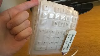 Fold2000 flexible keyboard review [upl. by Aniratak]