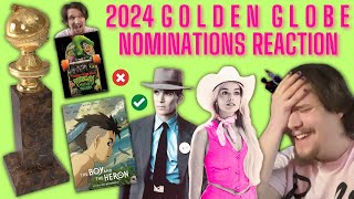 2024 Golden Globe Nominations REACTION [upl. by Earb]