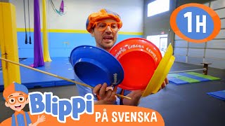 Blippi Svenska  Blippi besöker ett cirkuscenter  pedagogiska videor för barn [upl. by Avehsile55]