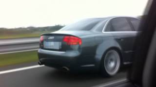 Audi rs4 b7 vs Mitsubishi Evo 9 [upl. by Atolrac480]