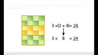 36 The Associative Property Multiply with 3 Factors [upl. by Nitsyrk]