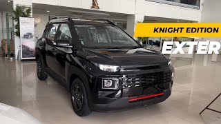 Full Bhaukaal tight 838 Lac me🔥Black 🖤 mini SUV Exter Knight Edition sx hyundaihyundaiexter [upl. by Atinus]