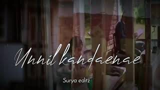 Unakkenna venum sollu song whatsapp status [upl. by Akehsar]