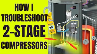 How I Troubleshoot an Air Conditioner 2Stage Compressor Solenoid [upl. by Flowers166]