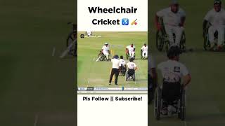 𝗪𝗵𝗲𝗲𝗹𝗰𝗵𝗮𝗶𝗿 𝗖𝗿𝗶𝗰𝗸𝗲𝘁 15500 ♿️ 🏏  cricket wheelchaircricket cricketfan [upl. by Elorak135]