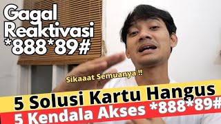 5 Solusi Mengaktifkan Kartu Hangus Telkomsel Kendala Gagal Reaktivasi 88889  Jelajah Tech [upl. by Gideon]