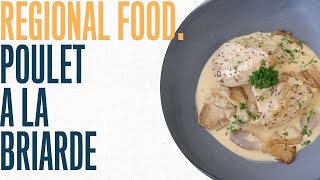 Sauté chicken with a creamy cider and mustard sauce poulet a la briarde [upl. by Lahsiv]