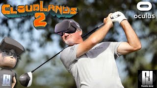 Golfers get Angry as I play VR on a real Golf Course  Cloudlands 2 VR  Oculus Quest [upl. by Gallager]