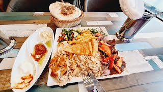 plat chawarma poulet et viande طبق شاورما دجاج ولحم [upl. by Eikcid44]