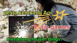 Menjelang musim dingin pesta yanhuo  Kembang Api  101 TAIWAN [upl. by Lrub]