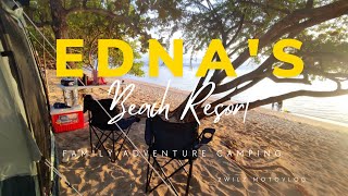 EDNAS BEACH AND CAMPSITE  CALATAGAN [upl. by Yekim]