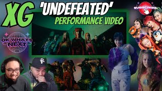 XG  UNDEFEATED Performance Video  REACTION  this was a no brainer [upl. by Ynattyrb]