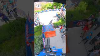 7 ème à la DH urbaine de Grenoble avec un Backflip 😅🤘🔥😈 mtb downhill mountainbike backflip [upl. by Brenda]