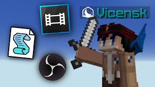 ASÍ GRABOEDITORENDERIZO UN VÍDEO DE MINECRAFT TUTORIAL COMPLETO Y DESCARGAS  Vicensk 🥰 [upl. by Veron]