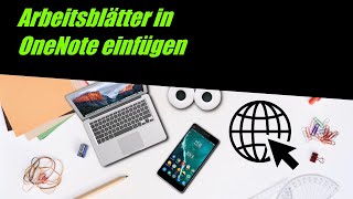 Arbeitsblätter in OneNote einfügen [upl. by Nosae952]