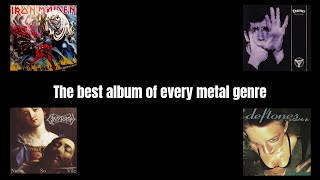 The Best Album Of Every Metal Genre 67 genres [upl. by Adanar95]