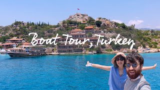 Cheap boat tour Turkey  Kekova Tour  Vlog [upl. by Zela]