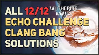 All Echo Challenge Clang Bang Locations Wuthering Waves [upl. by Orgalim746]