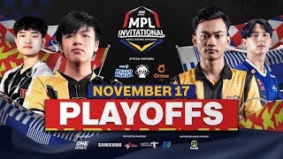 BAHASA INDONESIA ONE Esports MPL Invitational 2023  Hari 3  Playoffs [upl. by Bendix]