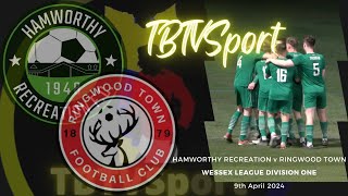 HIGHLIGHTS Hamworthy Recreation v Ringwood Town Wessex League Divison 1 nonleague football [upl. by Caputo]