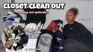 SUMMER CLOSET CLEAN OUT 2024  moving edition ep 1 [upl. by Hines]