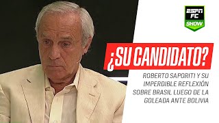 Roberto Saporiti quotBrasil está un paso por encima de todosquot [upl. by Cloutman602]