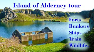 Island of Alderney tour Victorian forts and WW2 German bunkers [upl. by Eira]