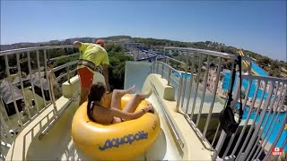 Aquapolis Waterpark Salou Spain GoPro [upl. by Aivull]