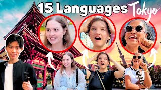 NonStop SHOCK Japanese Polyglot Speaks Foreigners’ Languages in Tokyo [upl. by Anez]