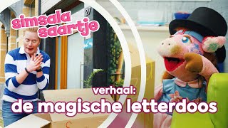 DE MAGISCHE LETTERDOOS ✨📦🎉  SIMSALA SAARTJE 🐽  Educatieve kleutertelevisie  Beginklanken s en t [upl. by Paske976]