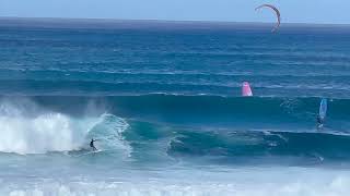 Windsurfing Hookipa Maui its firing 1182024 Kona Conditions World Class Windsurfers Ripping [upl. by Kahle111]