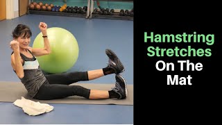 Senior Hamstring Stretches  Mat Edition [upl. by Okihcas707]