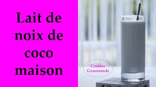 Comment faire du LAIT DE COCO Maison 🥥 avec des NOIX DE COCO Fraiches [upl. by Caton]