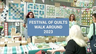 FESTIVAL OF QUILTS TOUR  Walk Around  Quilt Show [upl. by Eelram]