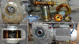 Ultimate Maintaining a 50 Bore 25 RPM Hollow Shaft Helical Bevel Sew Eurodrive Gearbox [upl. by Bollen975]