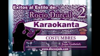 ROCIO DURCAL HABLAME DE TI KARAOKE [upl. by Jabe]