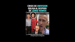 Chiquinquirá Delgado REACCIONA al DESPIDO de Jorge Ramos de Univision [upl. by Kondon115]